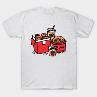 Chinese Takeout Cartoon T-Shirt